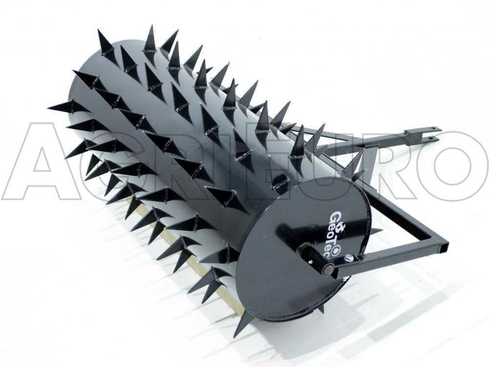 Rodillo compactador dentado 92 cm – aireador de arrastre de acero para tractor cortacésped - Imagen 3