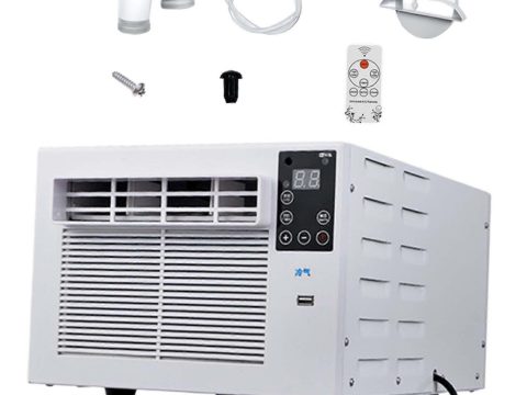 aire acondicionado portátil, enfriador de aire exterior silencioso para dormitorios, salón, casa