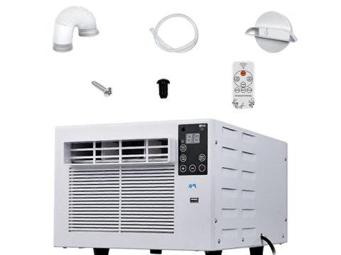1881 BTU aire acondicionado portátil con compresor aire acondicionado de refrigeración para dormitorio de residencia y autocaravana
