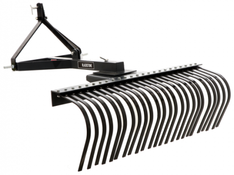 Rastrillo para tractor Blackstone B-LRK 150 con enganches de 3 puntos