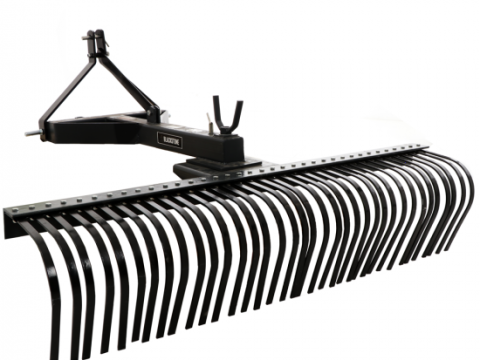 Rastrillo para tractor pesado Blackstone B-HLRK 210 con enganche de 3 puntos – Serie Heavy Duty