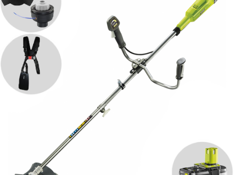 Ryobi RBC18X20B4F – Desbrozadora a batería – 18 V – 4 Ah