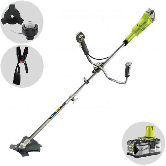 Ryobi RBC18X20B4F – Desbrozadora a batería – 18 V – 4 Ah