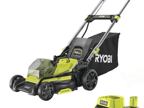 Ryobi RY18LMX40C-150 – Cortacésped inalámbrico – Corte 40 cm – 18V/5Ah