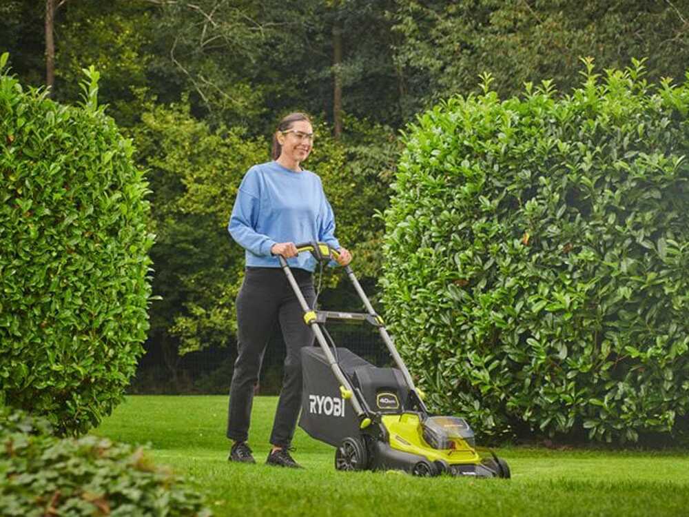 Ryobi RY18LMX40C-240 – Cortacésped inalámbrico – 2x18V/4Ah – Corte 40 cm - Imagen 2