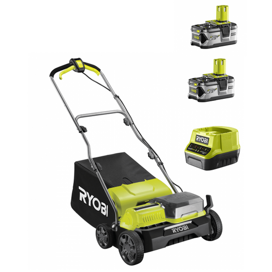 Ryobi RY18SFX35A-240 – Aireador eléctrico a batería – 18V – 2x4Ah