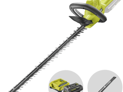 RYOBI RY36HT60A-140 – cortasetos a batería – 36 V 4 Ah – con cuchillas de 60 cm