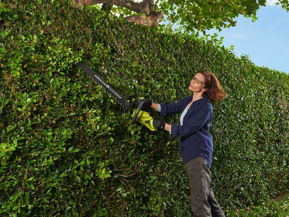RYOBI RY36HT60A-140 – cortasetos a batería – 36 V 4 Ah – con cuchillas de 60 cm - Imagen 2