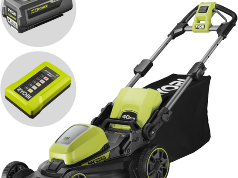 Ryobi RY36LM40A-140 – Cortacésped a batería – MAX POWER 36V/4Ah – Anchura de corte 40 cm