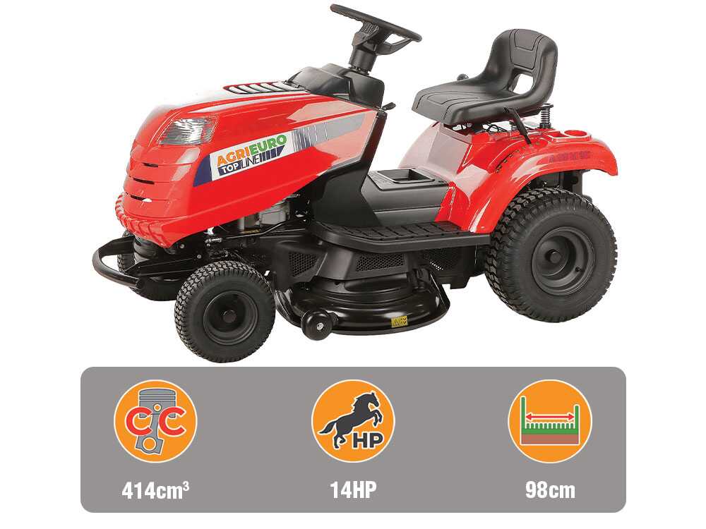 SD 98 – Tractor cortacésped – Caja de cambios mecánica – Descarga lateral - Imagen 5