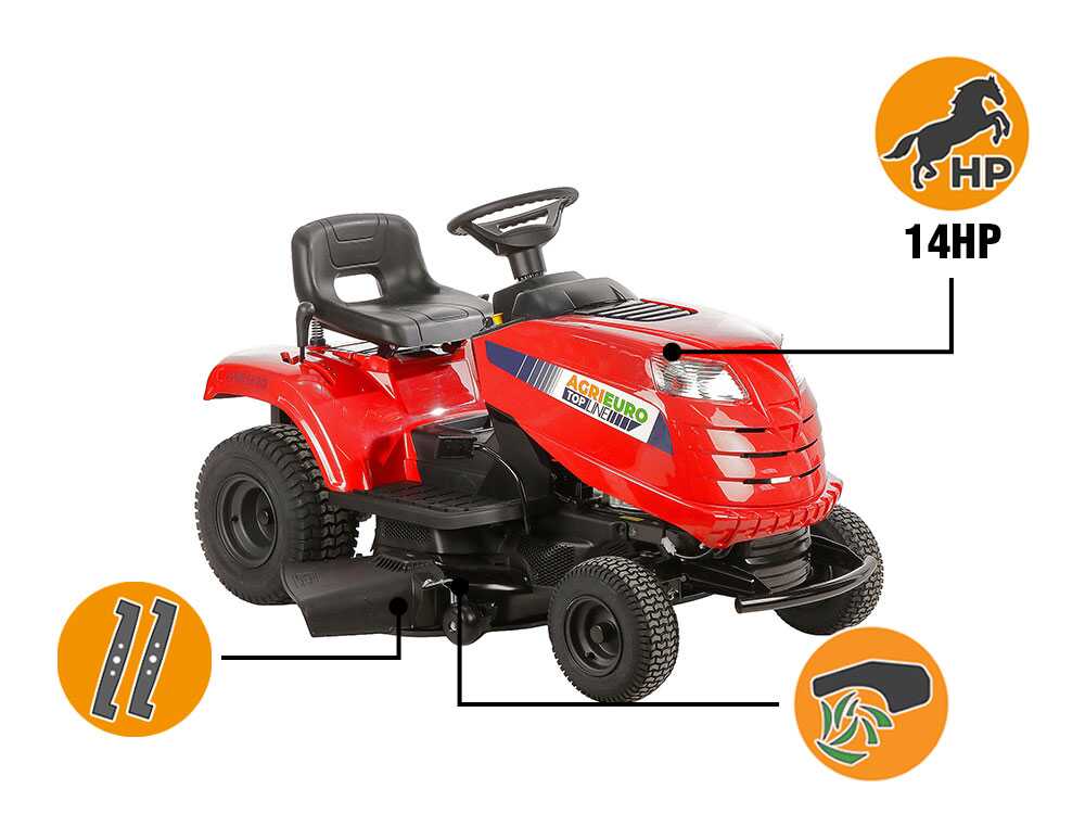 SD 98 – Tractor cortacésped – Caja de cambios mecánica – Descarga lateral - Imagen 4