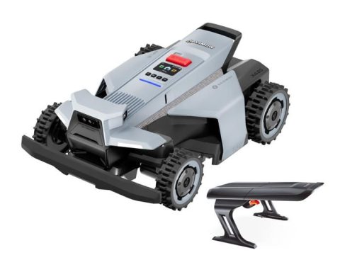 Segway Navimow X420 Robot cortacésped+Garage X, sin cable perimetral, 2000 m², AWD+NRTK+Visión 360°, pendiente 84 %, cartografía automática