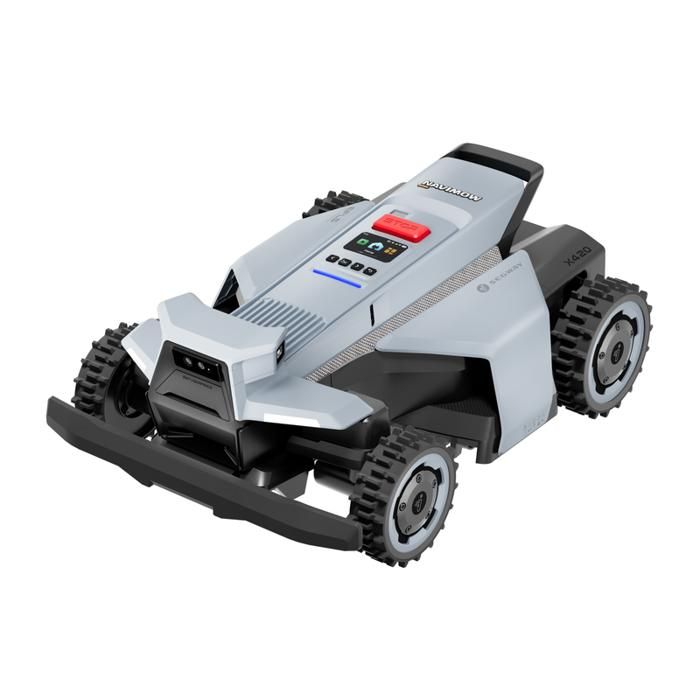 Segway Navimow X420 Robot cortacésped sin cable perimetral 2000 m², Zero-Turn AWD+NRTK+Visión, pendiente 84 %, cartografía automática