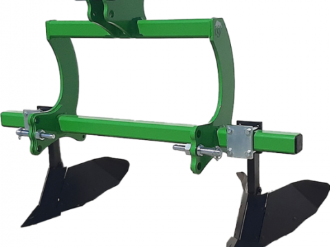 Seven Italy Big – Aporcador de 2 brazos – Chasis de 140 cm – Para tractores con enganche de tres puntos