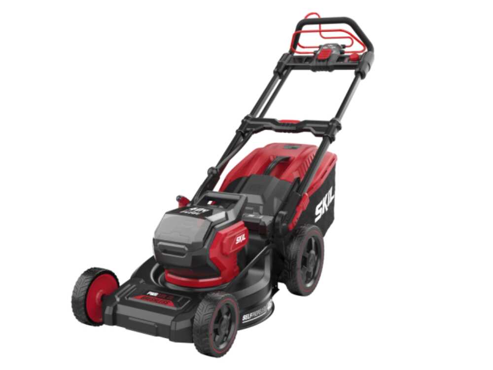 SKIL 0151 BA – Cortacésped a batería 2x20V/4Ah + batería 20V/4Ah de regalo – Anchura de corte 46 cm - Imagen 2