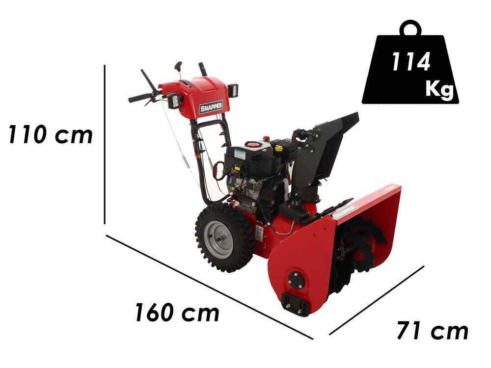 Snapper H1528ES – Quitanieves de gasolina – B&S 1450 Snow - Imagen 2