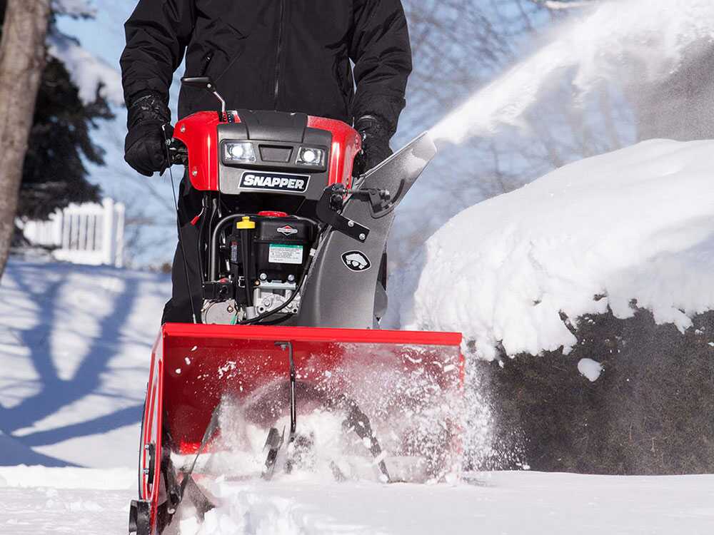 Snapper H1732ES – Quitanieves de gasolina – B&S 1650 Snow - Imagen 5