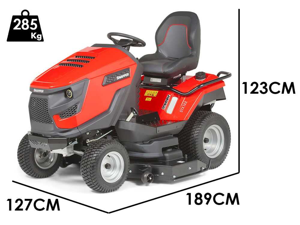 Snapper STX122 – Tractor cortacésped – Briggs & Stratton 724 cm³ – Descarga trasera y mulching 50 % - Imagen 5