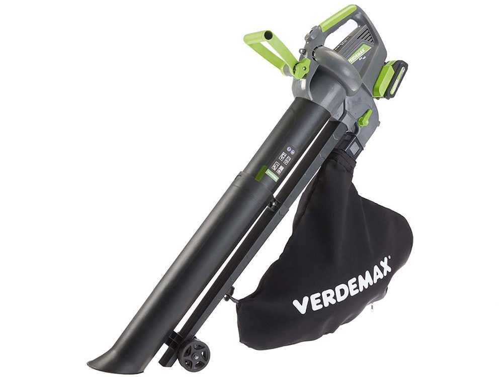 Soplador aspirador de hojas Verdemax SAR40 – 2 Baterías 20V 2.5Ah - Imagen 5