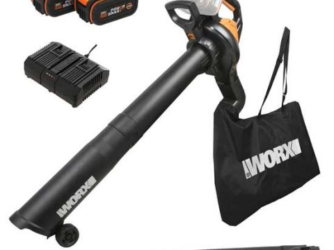 Soplador a batería 3 en 1 WORX WG583E – 2x20V/4Ah