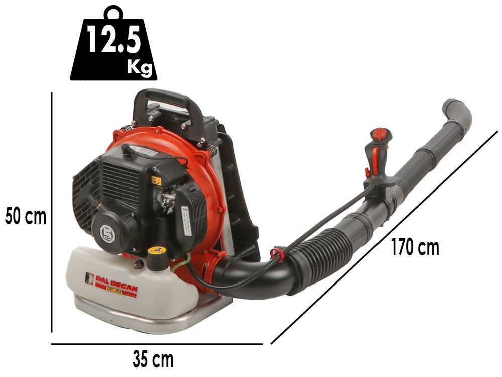 Soplador de mochila de gasolina 80 cm3 profesional Dal Degan DK201 – de mochila - Imagen 2