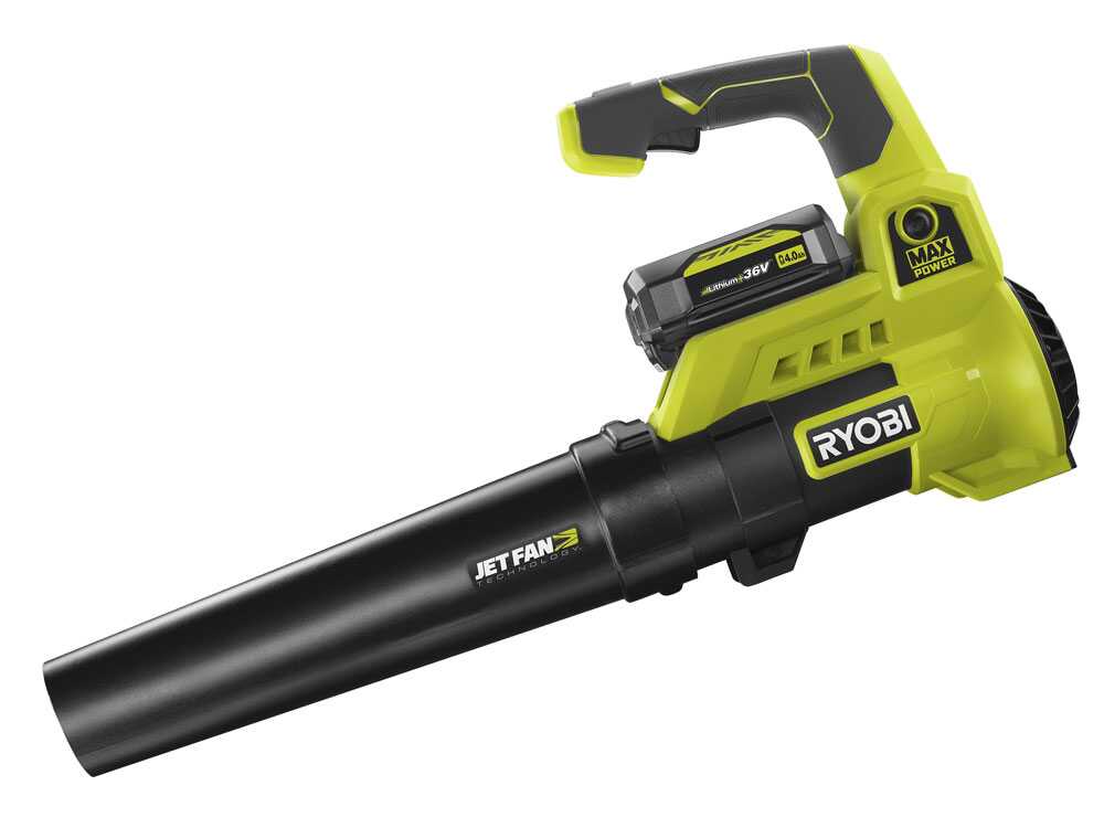 Soplador de hojas RYOBI turbojet RY36BLA-140 – 36V – 4Ah - Imagen 2