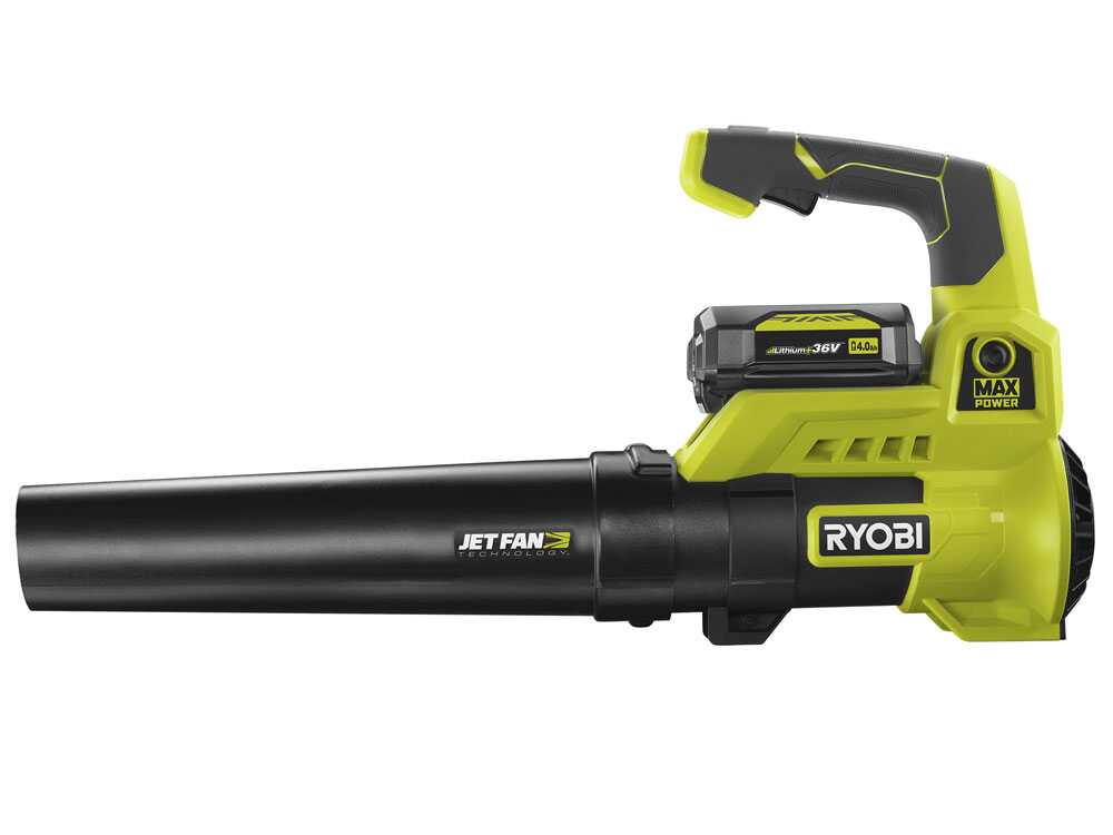 Soplador de hojas RYOBI turbojet RY36BLA-140 – 36V – 4Ah - Imagen 4