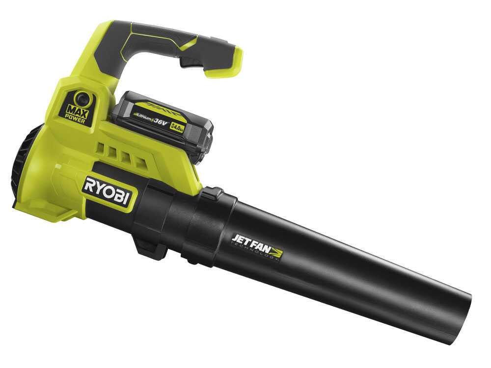 Soplador de hojas RYOBI turbojet RY36BLA-140 – 36V – 4Ah - Imagen 3
