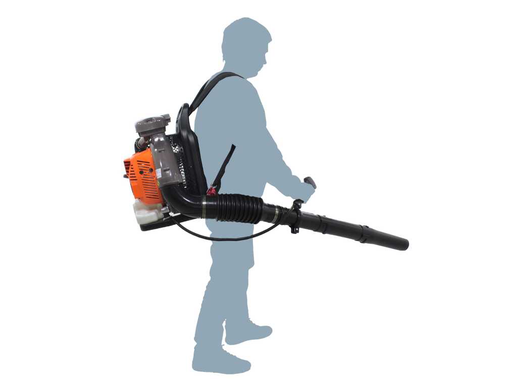 Soplador de hojas de gasolina de mochila Ama KBL800 con respaldo acolchado - Imagen 2