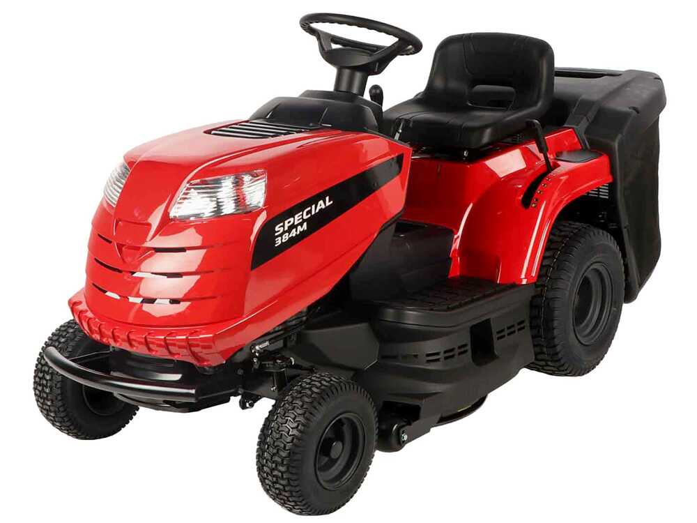 Special 384 M – Tractor cortacésped – Recogedor – Caja de cambios mecánica - Imagen 5