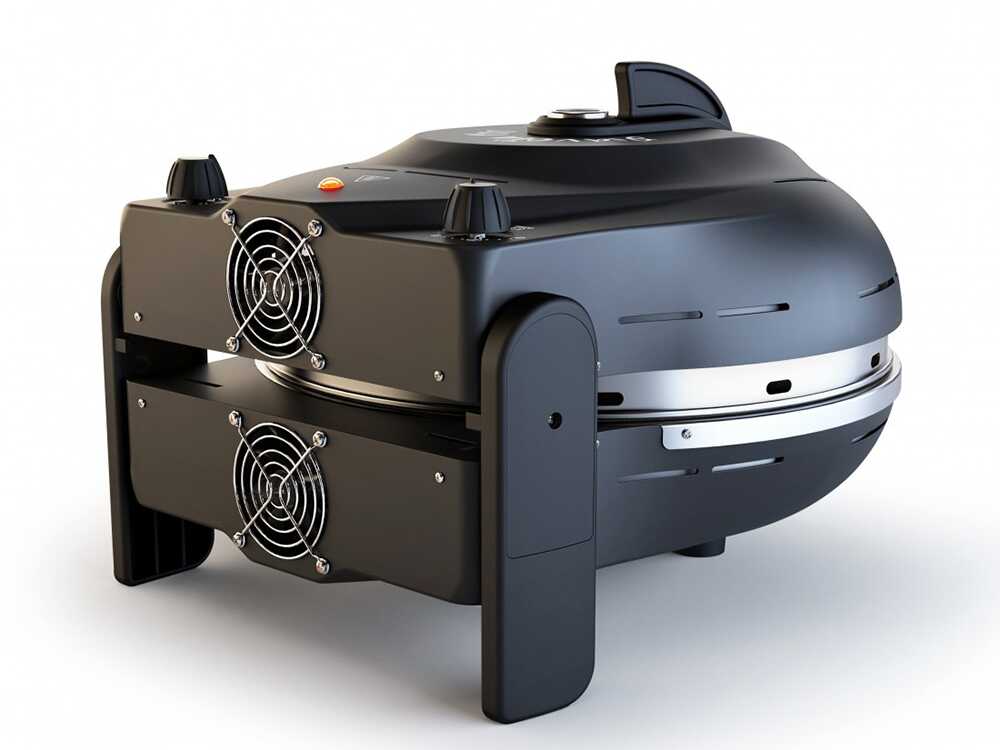 Spice Electronics Diavola Pro V 2.0 Negro – Horno de pizza eléctrico – Piedra refractaria Biscotto Casapulla - Imagen 5