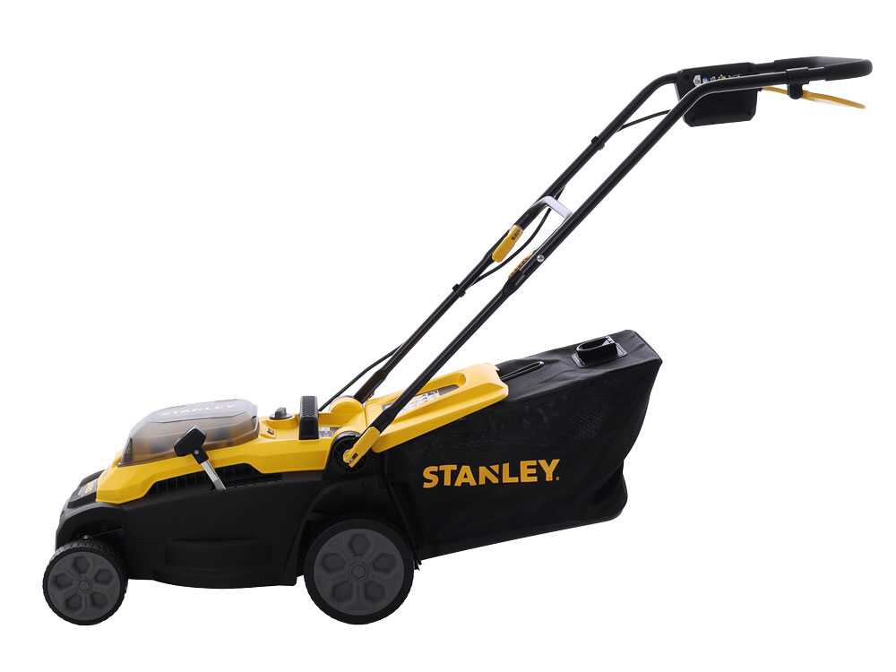 Stanley SCMWP3701M2-QW – Cortacésped a batería – 36 V – 2 x 18 V 4,0 Ah – Anchura de corte 37 cm - Imagen 4