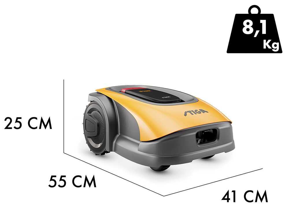 Stiga A 1000 – Robot cortacésped – con batería E-Power de 2,5 Ah - Imagen 2