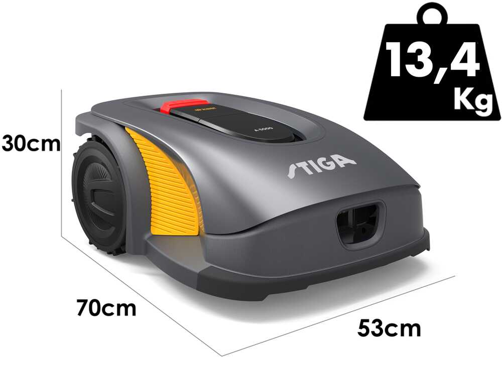 Stiga A 5000 – Robot cortacésped – Con dos baterías E-Power de 5 Ah - Imagen 4