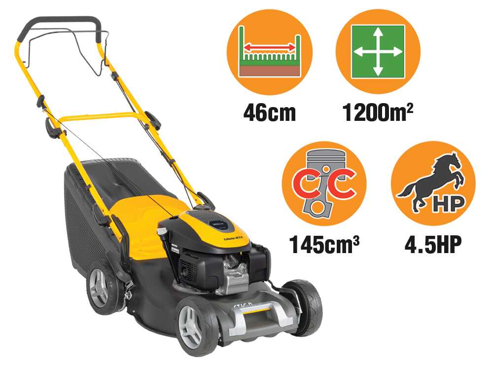 Stiga Collector 48 S H – Cortacésped de gasolina de tracción – Motor Honda GCVx 145 – Anchura de corte 46 cm - Imagen 5