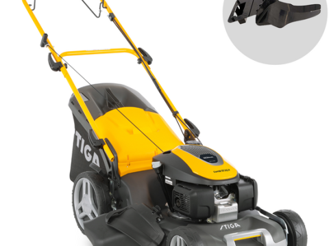 Stiga Combi 55 SQ H – Cortacésped de gasolina autopropulsado – Motor Honda GCVx200 – Anchura de corte 53 cm