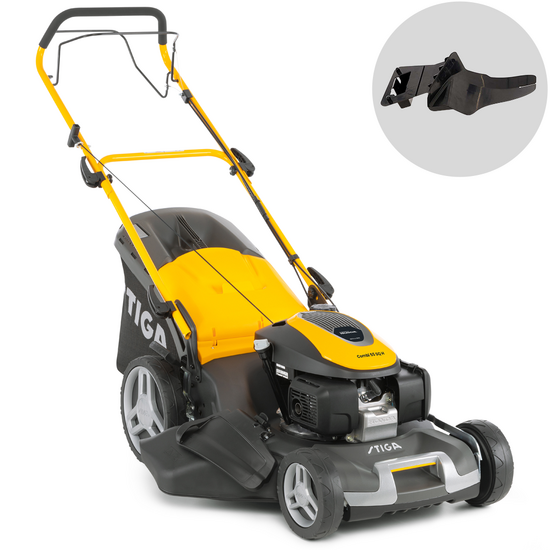 Stiga Combi 55 SQ H – Cortacésped de gasolina autopropulsado – Motor Honda GCVx200 – Anchura de corte 53 cm