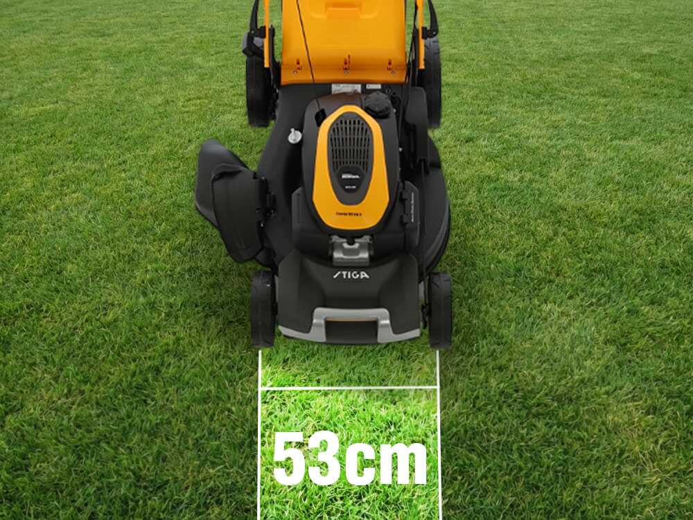 Stiga Combi 55 SQ H – Cortacésped de gasolina autopropulsado – Motor Honda GCVx200 – Anchura de corte 53 cm - Imagen 4