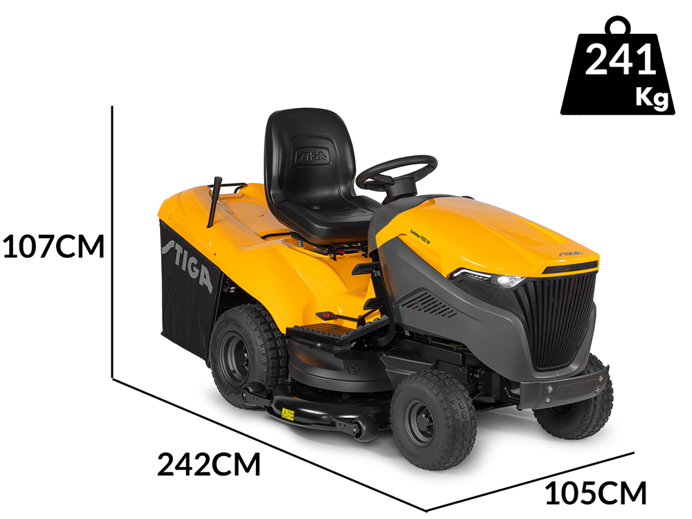 Stiga Estate 7122 W – Tractor cortacésped de gasolina – Motor ST 650 - Imagen 4