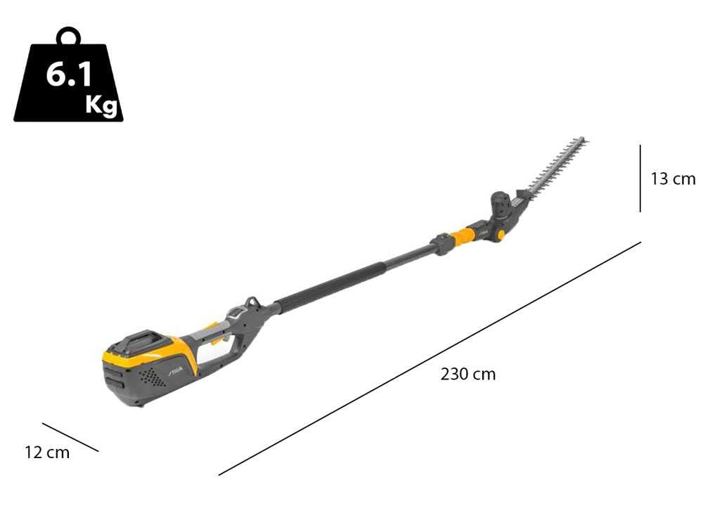 Stiga MT 500e Kit – Cortasetos y podadora de altura multifunción – BATERÍA Y CARGADOR INCLUIDOS - Imagen 4