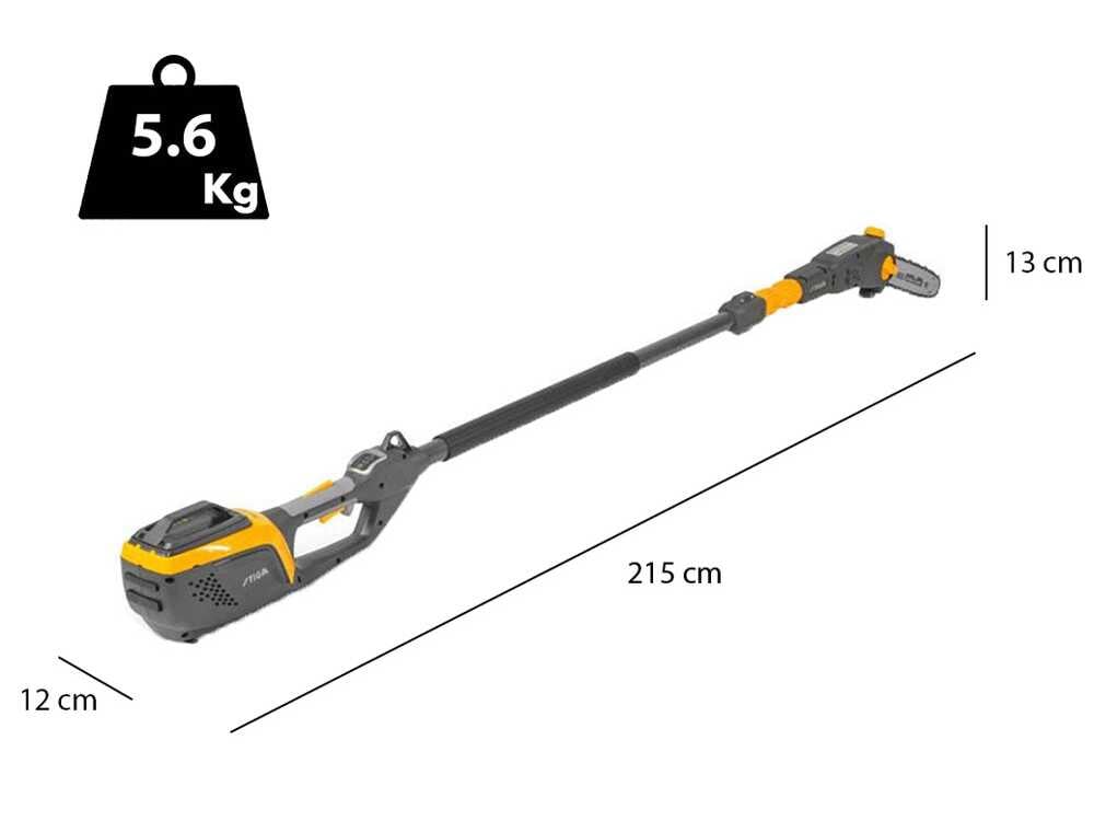 Stiga MT 500e Kit – Cortasetos y podadora de altura multifunción – BATERÍA Y CARGADOR INCLUIDOS - Imagen 5