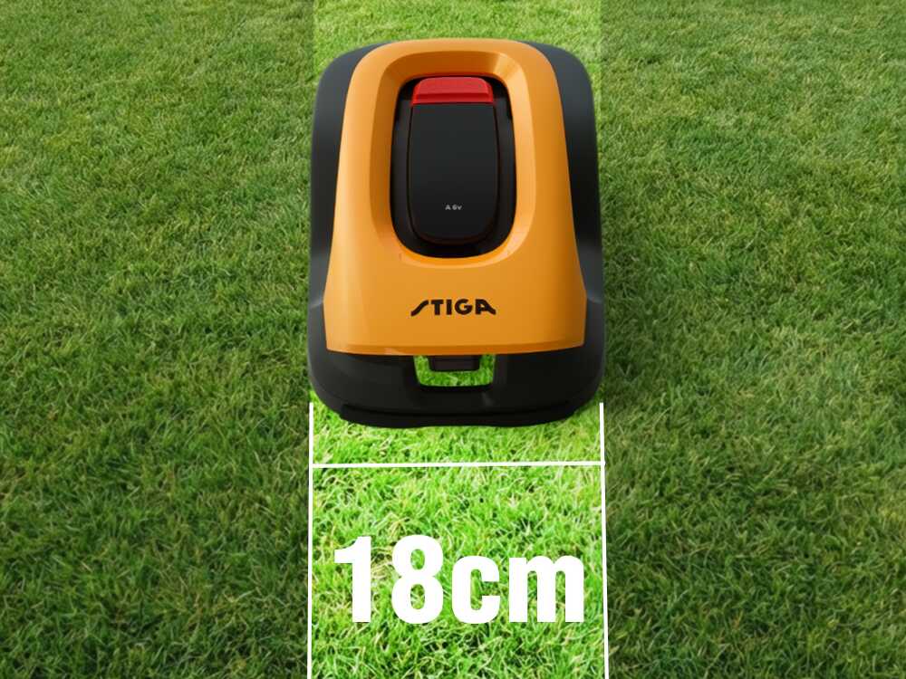 Stiga Vista A 8v – Robot cortacésped – Sin instalación – Con batería E-Power 2 Ah - Imagen 3