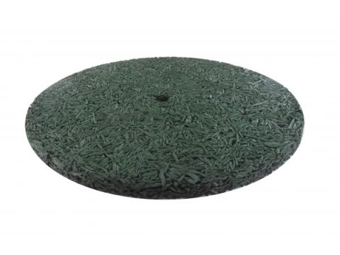 Alfombrilla de caucho reversible verde/marrón 30 cm