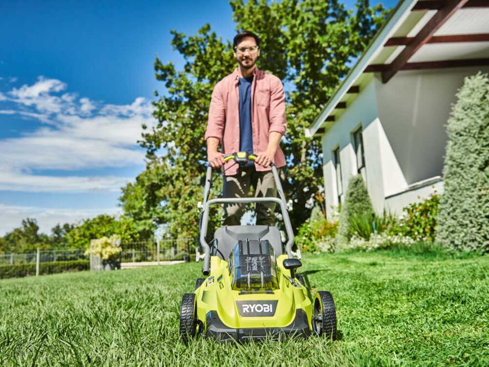 Cortacésped a batería RYOBI RLM36X41H50PG – MAX POWER 36V – 5Ah – recogedor de 45 L – corte de 40 cm - Imagen 3