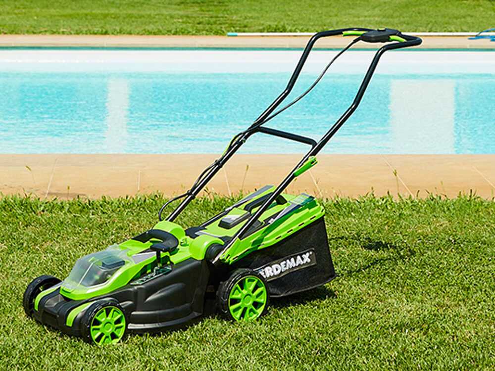 Cortacésped a batería Verdemax RS20 – 2 Baterías 20V/2.5Ah – Amplitud de corte 38 cm - Imagen 4