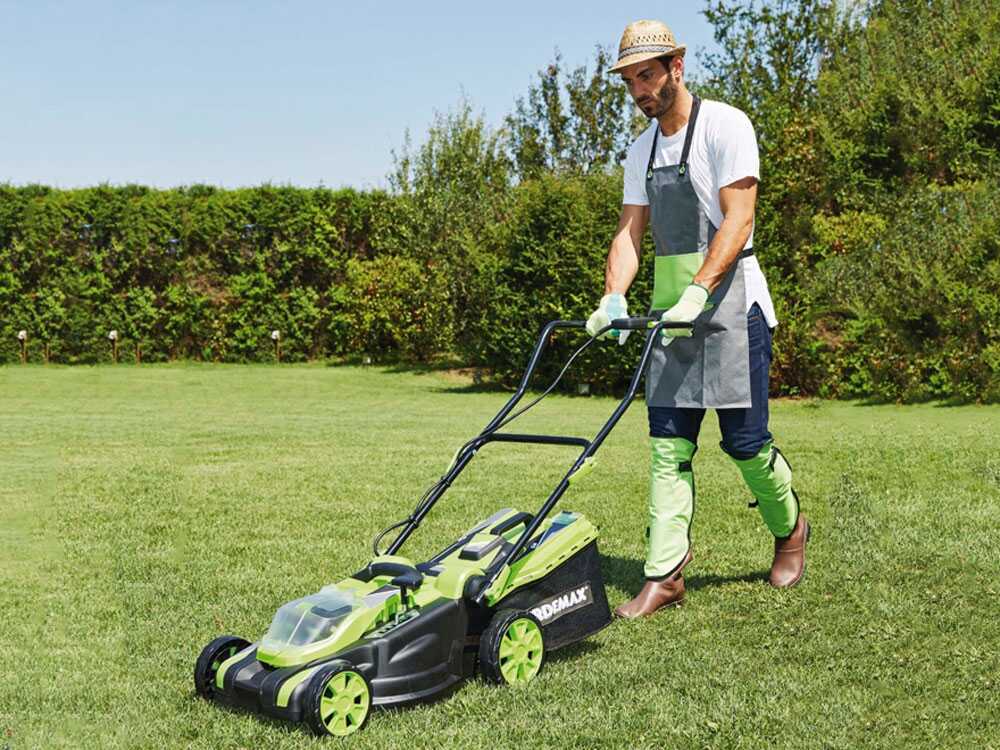 Cortacésped a batería Verdemax RS20 – 2 Baterías 20V/2.5Ah – Amplitud de corte 38 cm - Imagen 3