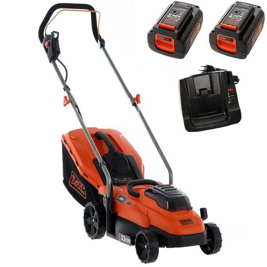 Cortacésped eléctrico a batería Black & Decker BCMW3336L2-QW – 36V 2.5Ah