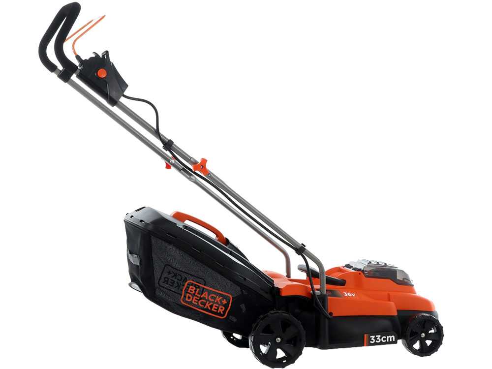 Cortacésped eléctrico a batería Black & Decker BCMW3336L2-QW – 36V 2.5Ah - Imagen 4