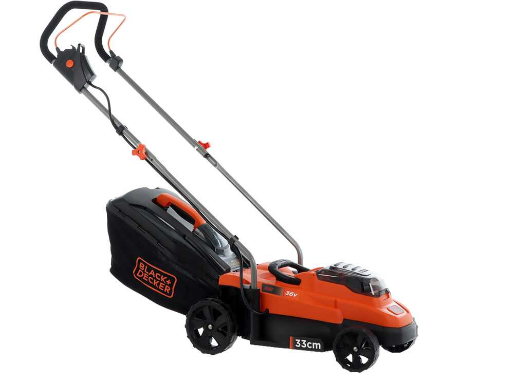 Cortacésped eléctrico a batería Black & Decker BCMW3336L2-QW – 36V 2.5Ah - Imagen 5