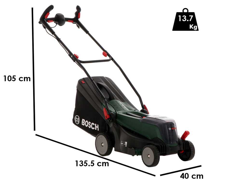 Cortacésped eléctrico a batería Bosch UniversalRotak 2x18V-37-550 – 2X18V 4Ah - Imagen 2